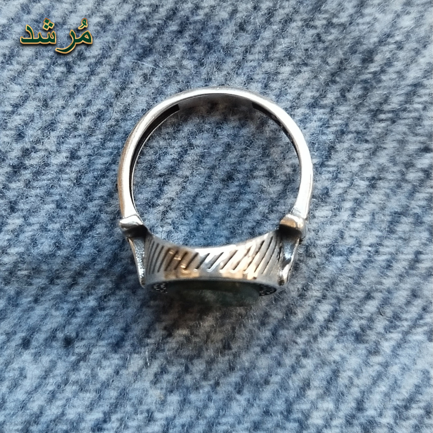 Silver Valor Band Male Ring