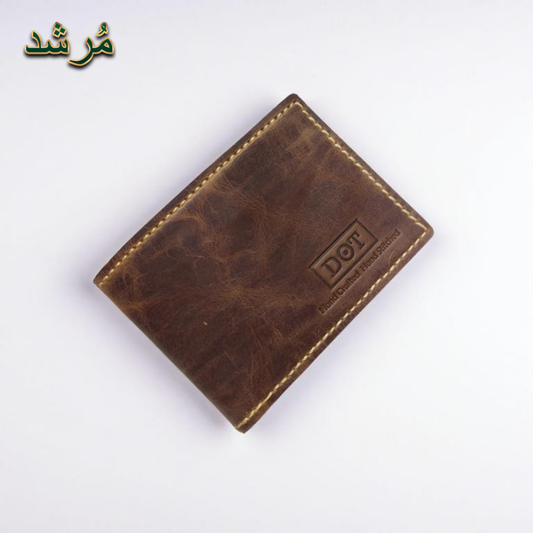 Rustic Brown Leather Wallet