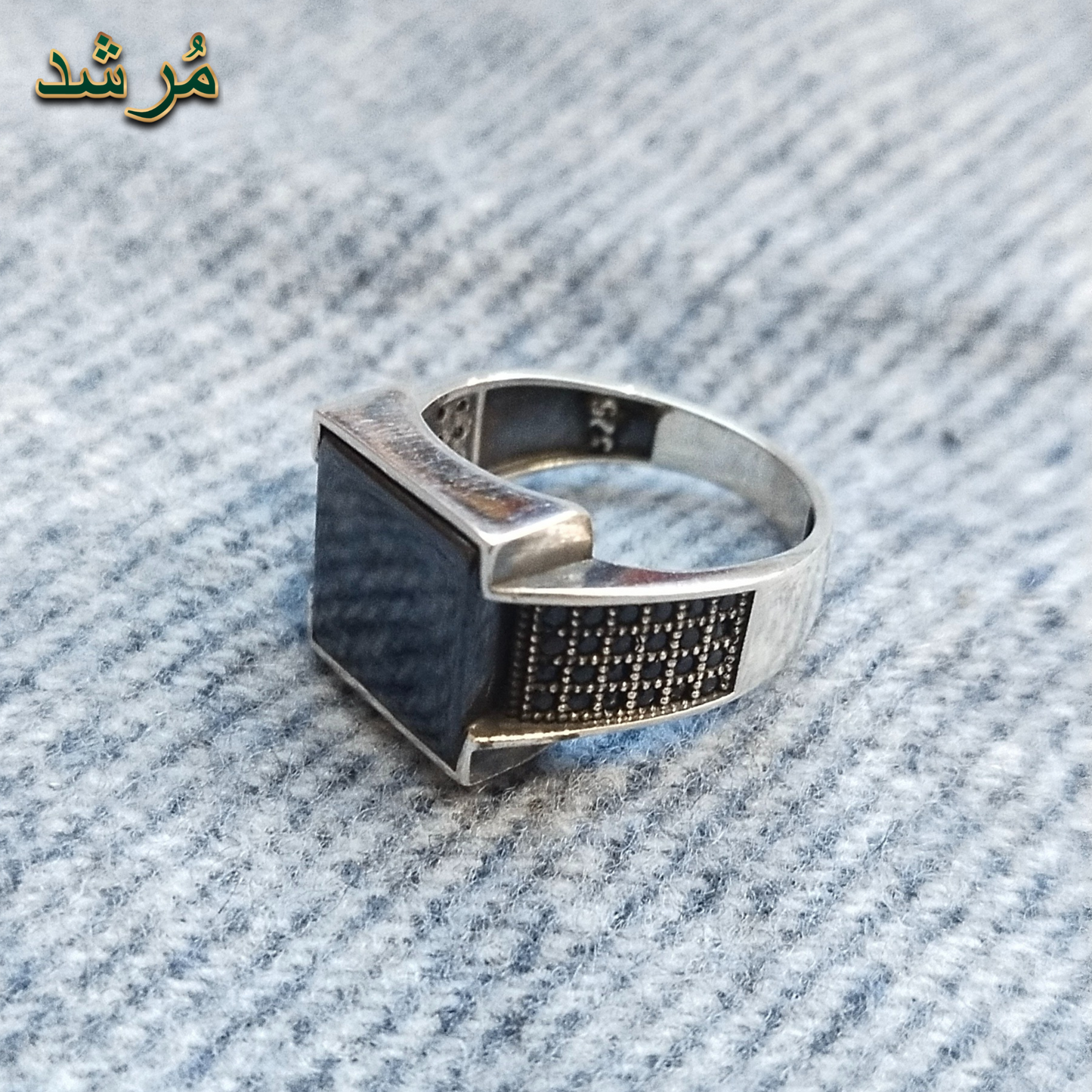 Onyx Horizon Turkish Ring