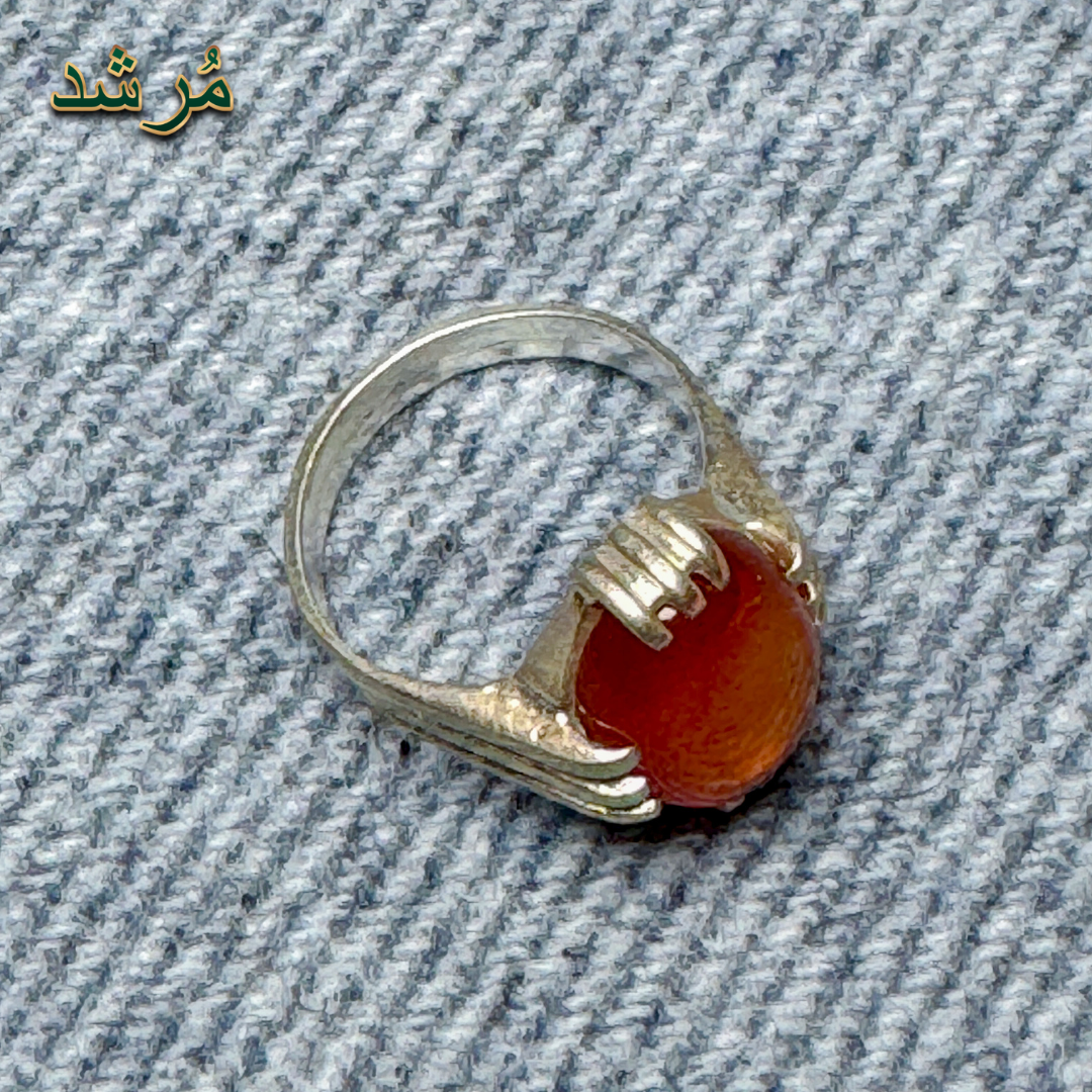 Crown Silver Gemstone Ring