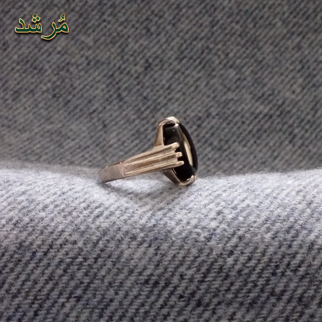 Crown Silver Gemstone Ring