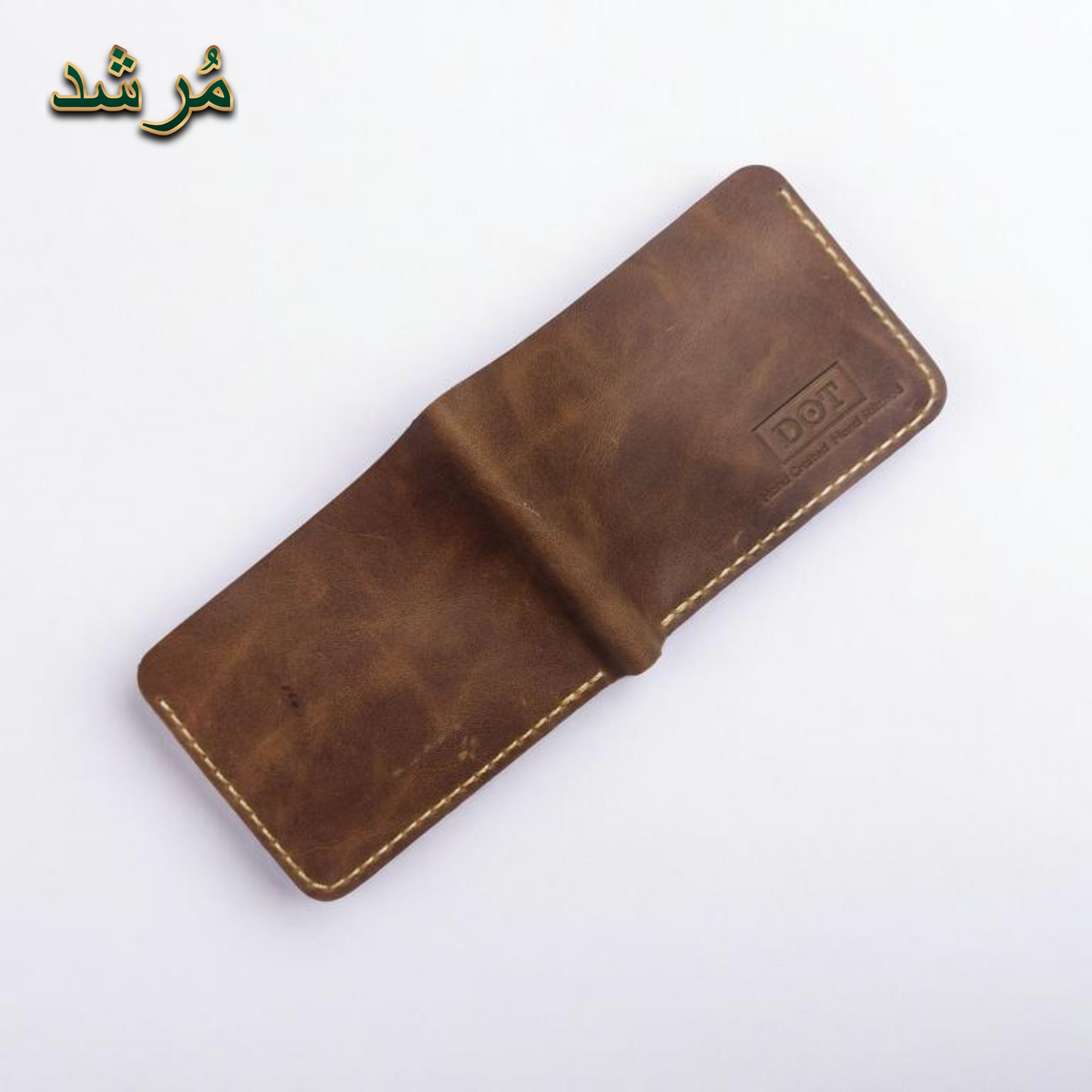 Rustic Leather Bifold Wallet
