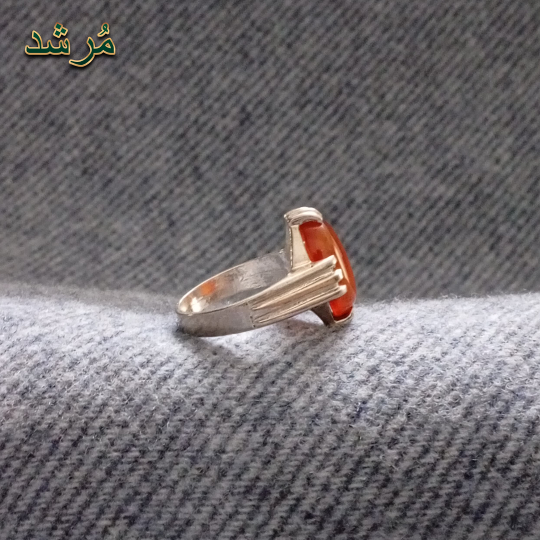 Crown Silver Gemstone Ring